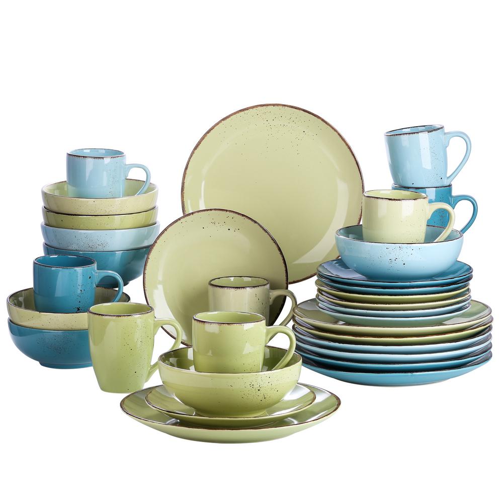 vancasso Navia Prato MultiColors 32Pieces Ceramic Dinnerware Sets