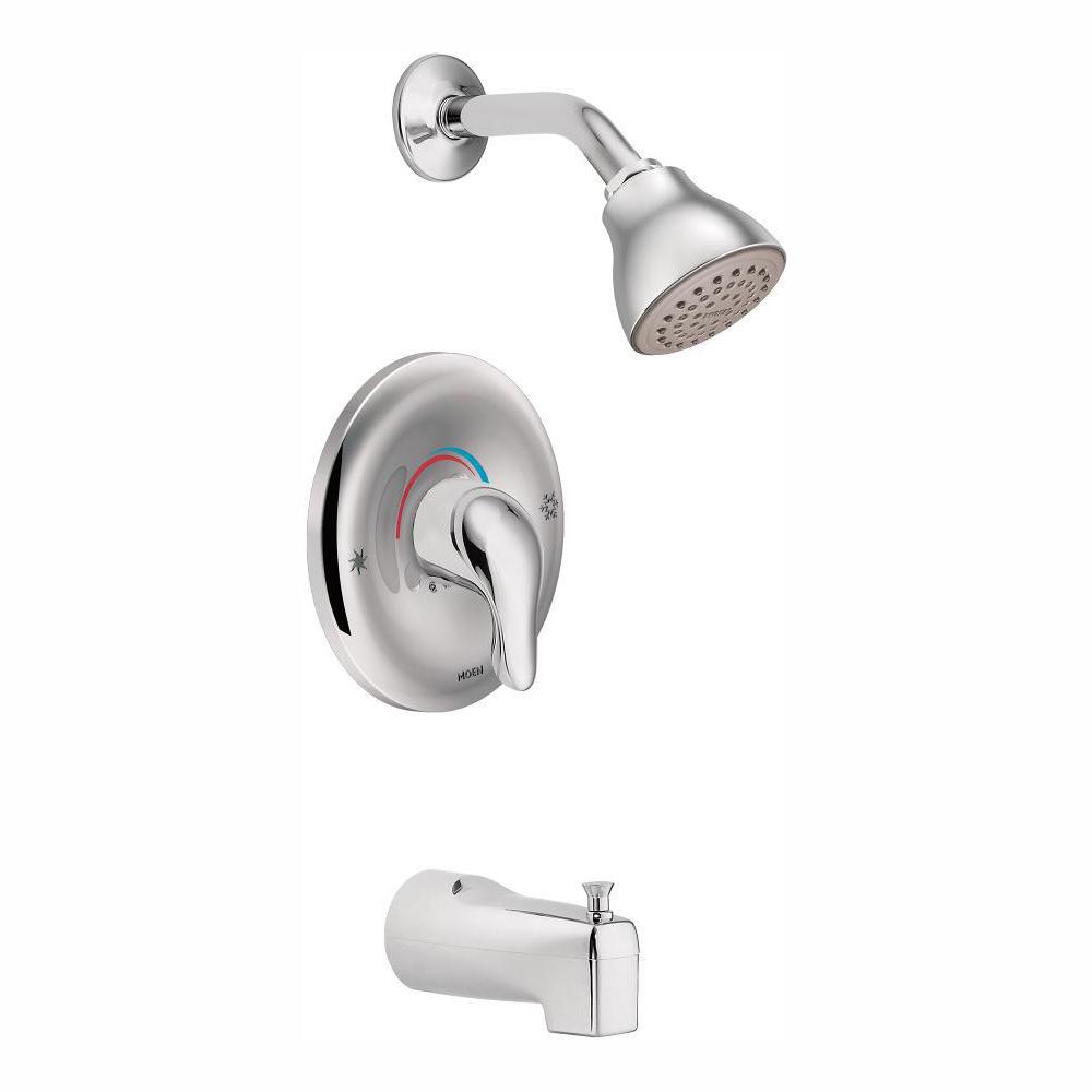 Moen Chateau Single Handle 1 Spray Posi Temp Tub And Shower Faucet
