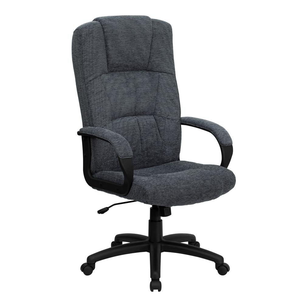 Flash Furniture High Back Gray Fabric Executive Swivel Office Chair