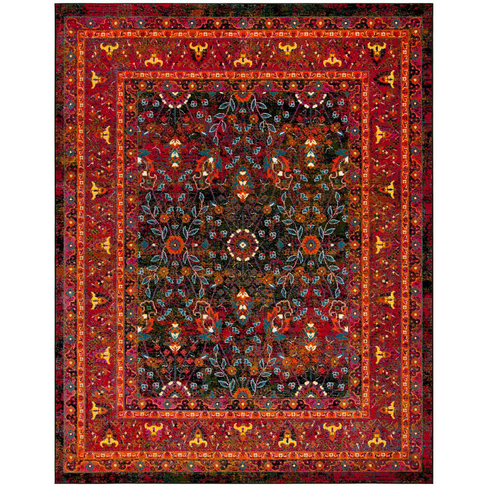 Safavieh Cherokee Red Black 8 Ft X 10 Area Rug