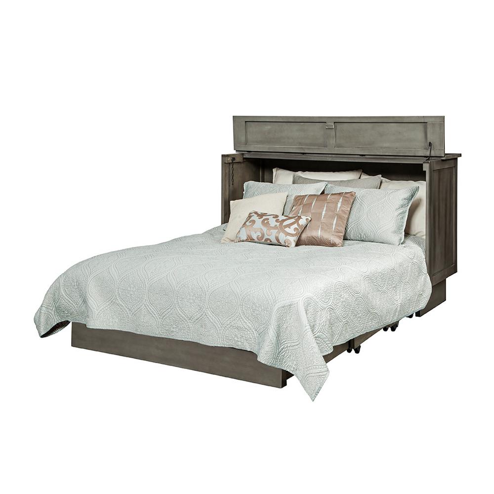 Creden Zzz Brussels Charcoal Queen Size Cabinet Bed 543 20 The