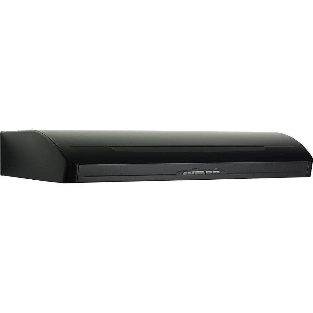 Broan Elite E661 30 In Range Hood In Black E66130BL The Home Depot