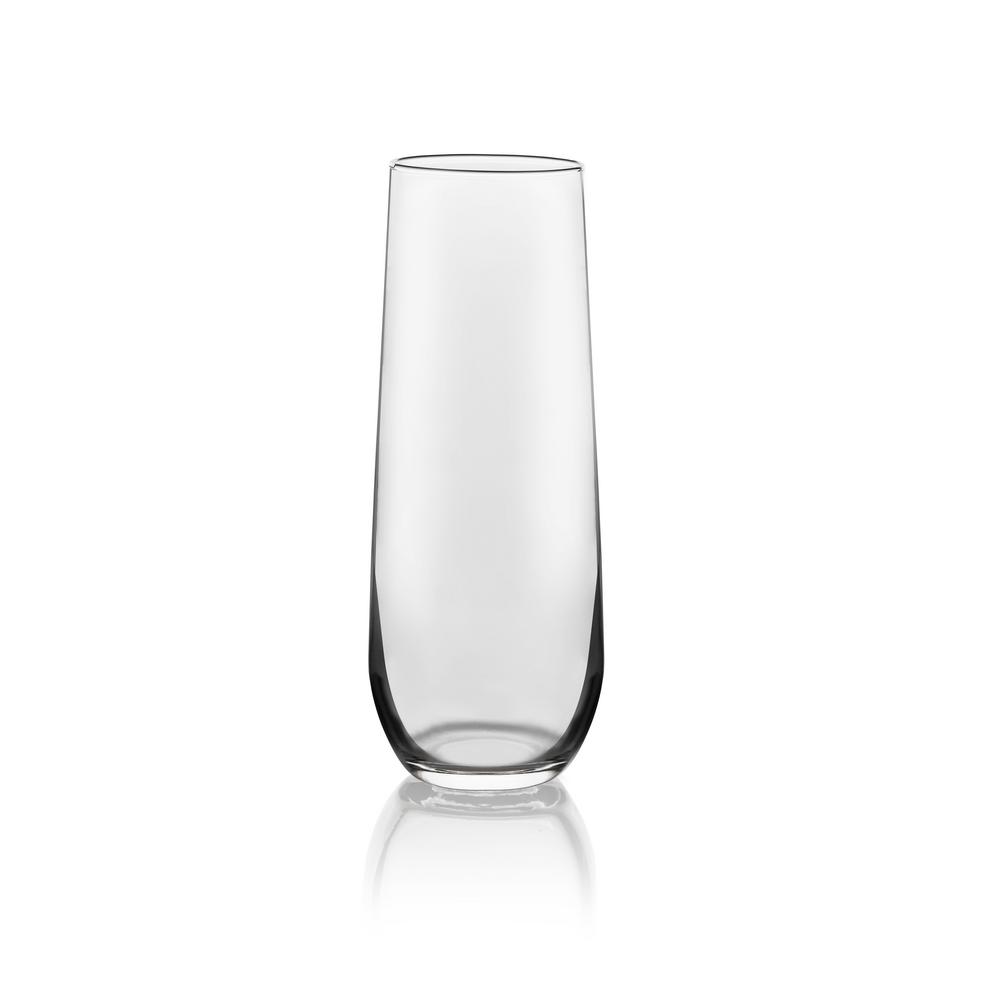 stemless flute champagne