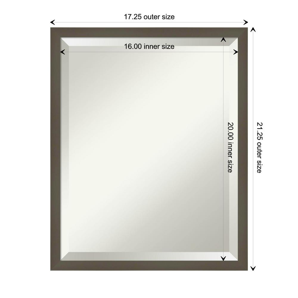 Amanti Art Svelte Clay Grey 17 25 In X 21 Bathroom Vanity Amanti Art Svelte Clay Grey 17 25 In X
