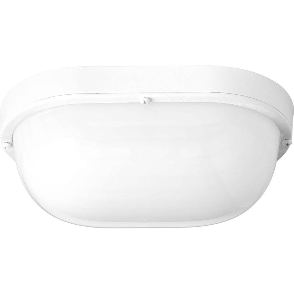 Details About Progress Lighting Wall Fixture 1 Light Bulkhead White Led 9 Watt Polycarbonate