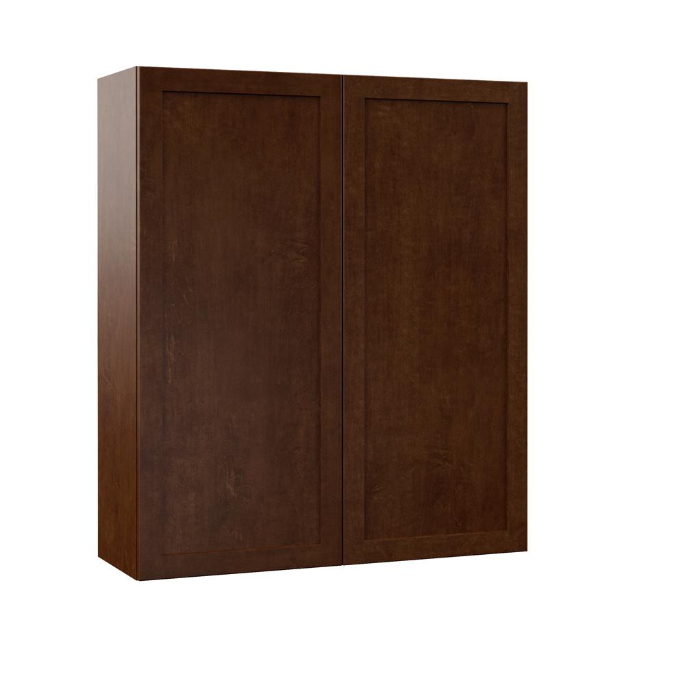 Hampton Bay Designer Series Soleste Assembled 36x42x12 in. Wall Kitchen