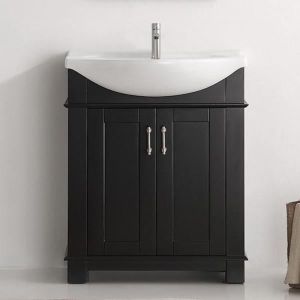 Fresca Hudson 30 In W Traditional Bathroom Vanity Black With Traditional Bathroom Vanity