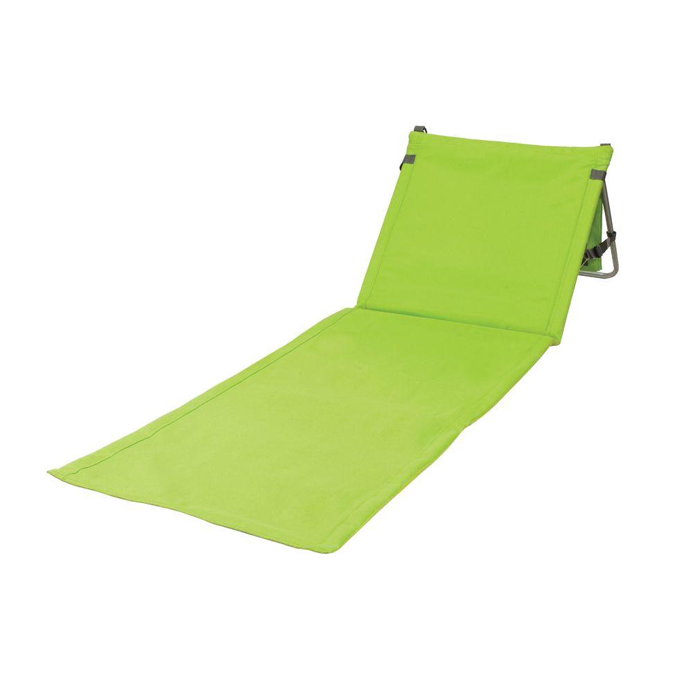 Folding Green Lawn Chairs Patio The Home Depot Lime Green Beachcomber Patio Beach Mat