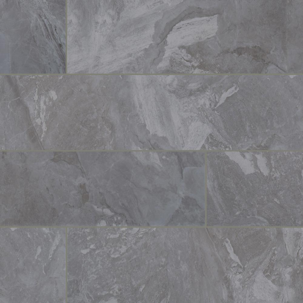 Ivy Hill Tile Brushed Lady Gray 2 In X 8 In X 8 Mm Marble Floor And Wall Tile Ext3rd The Home Depot