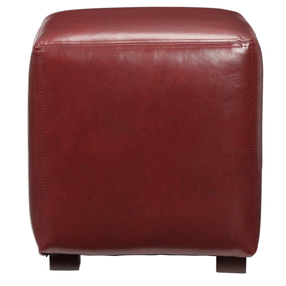  Home  Decorators  Collection  Tracie Red Accent Ottoman  