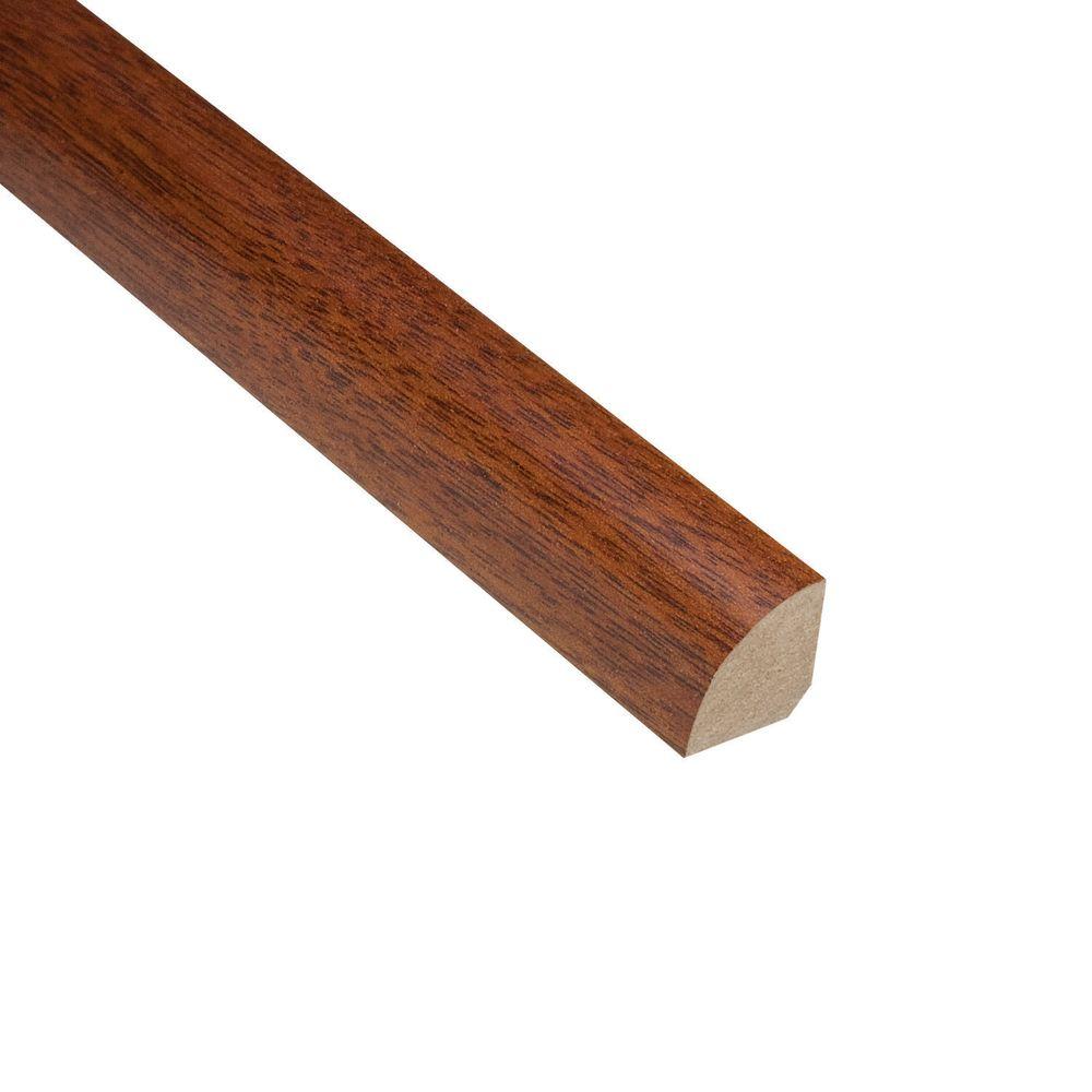 Quarter Round Mahogany Wood Floor Trim Hardwood Flooring The Home Depot