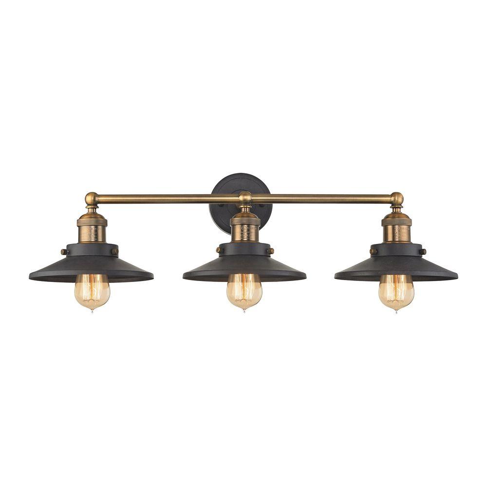 3 bulb bathroom light fixture