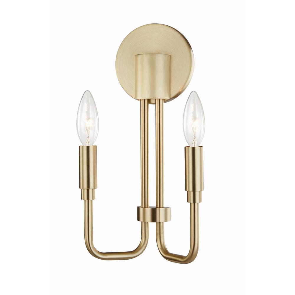 Mitzi By Hudson Valley Lighting Brigitte 2 Light Aged Br Wall Sconce Mitzi By Hudson Valley Lighting Brigitte 2 Light Aged Br Wall Sconce