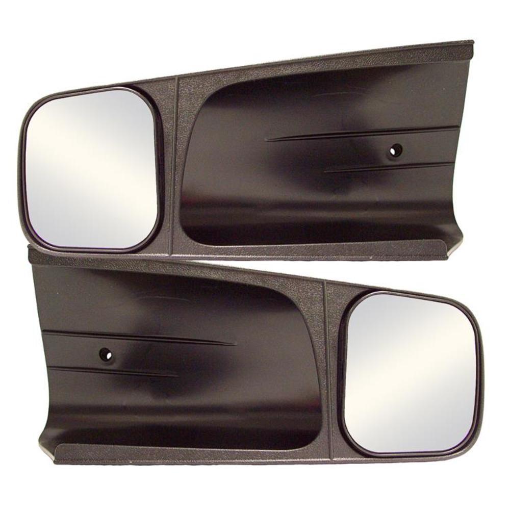 CIPA 11980 Black Universal Bar Towing Mirror Kit