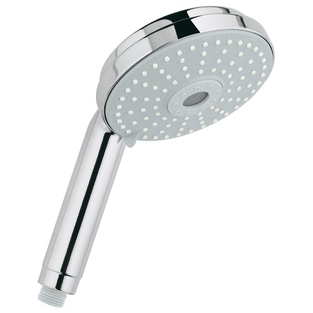 GROHE Rainshower Cosmopolitan 130 3-Spray Handheld Shower in Starlight Chrome-28 871 000 - The 