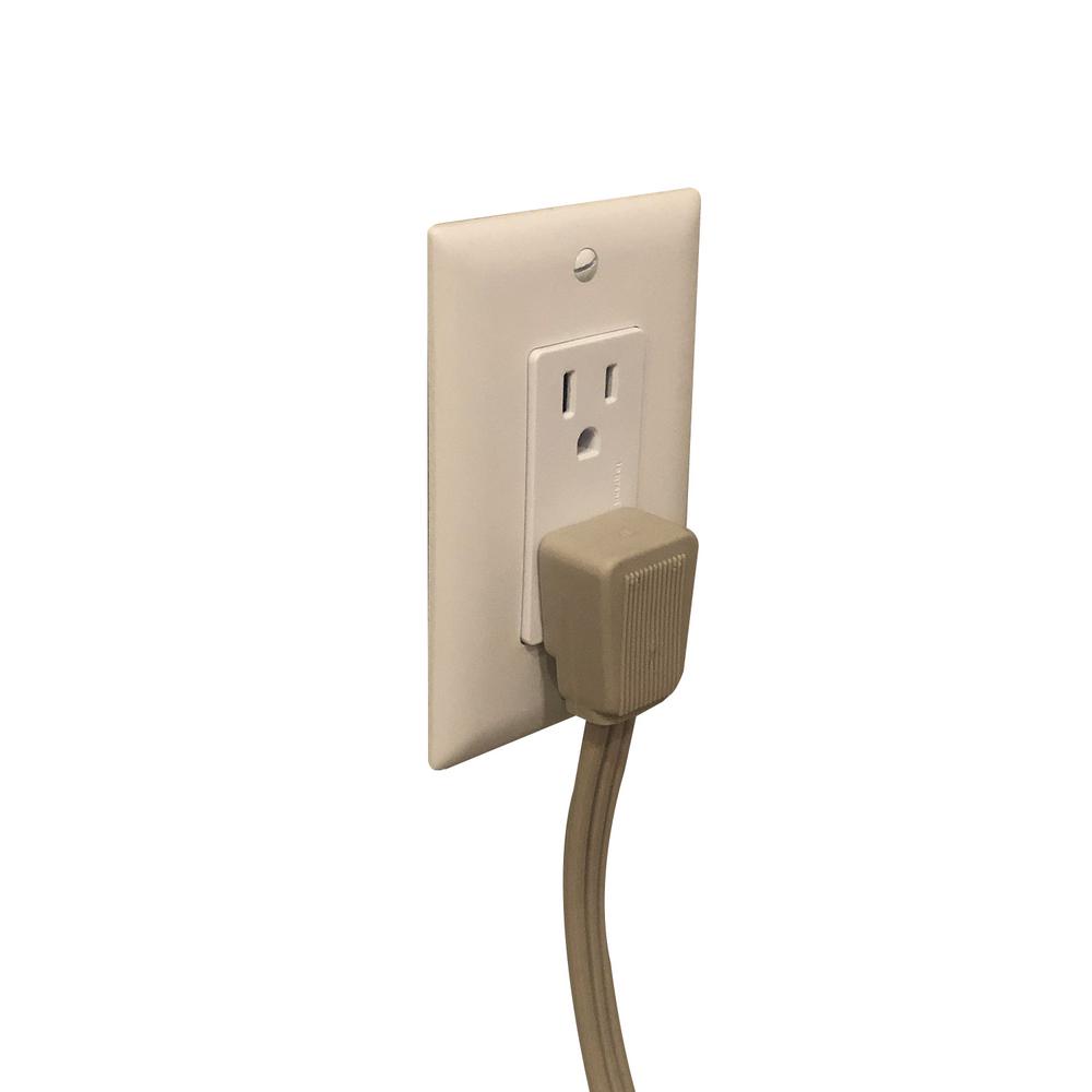3 ft Beige 14//3 SPT A//C Extension Cord