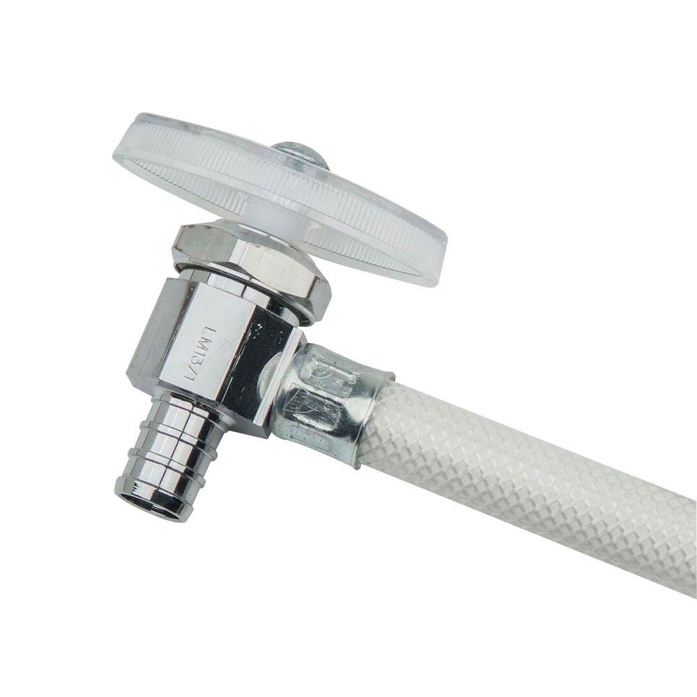 Replacing faucet shutoff valve with integrated supply line. r