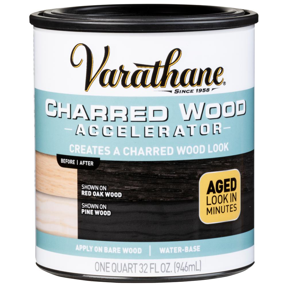 Varathane 1 qt. Interior Charred Wood Accelerator (2Pack)347105 The