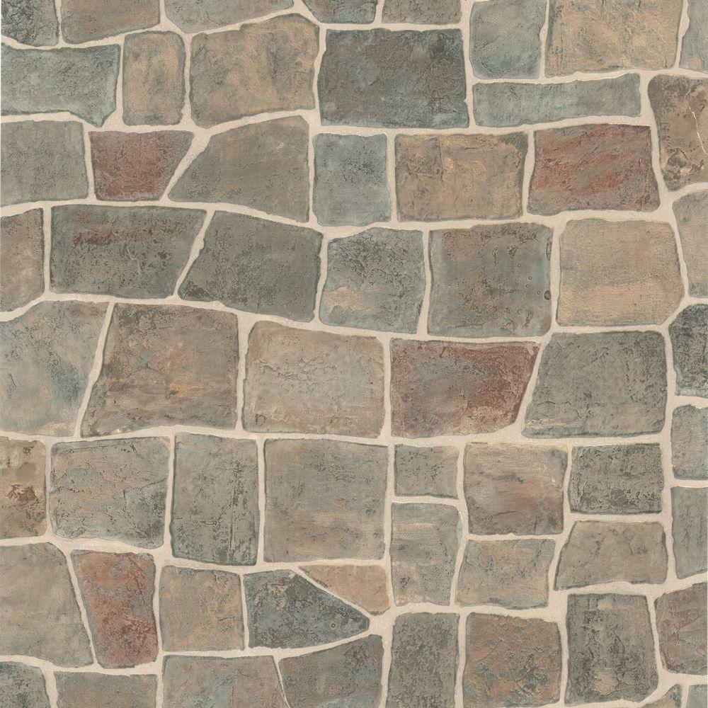 Brewster Flagstone Grey Slate Path Wallpaper-414-44150 - The Home Depot