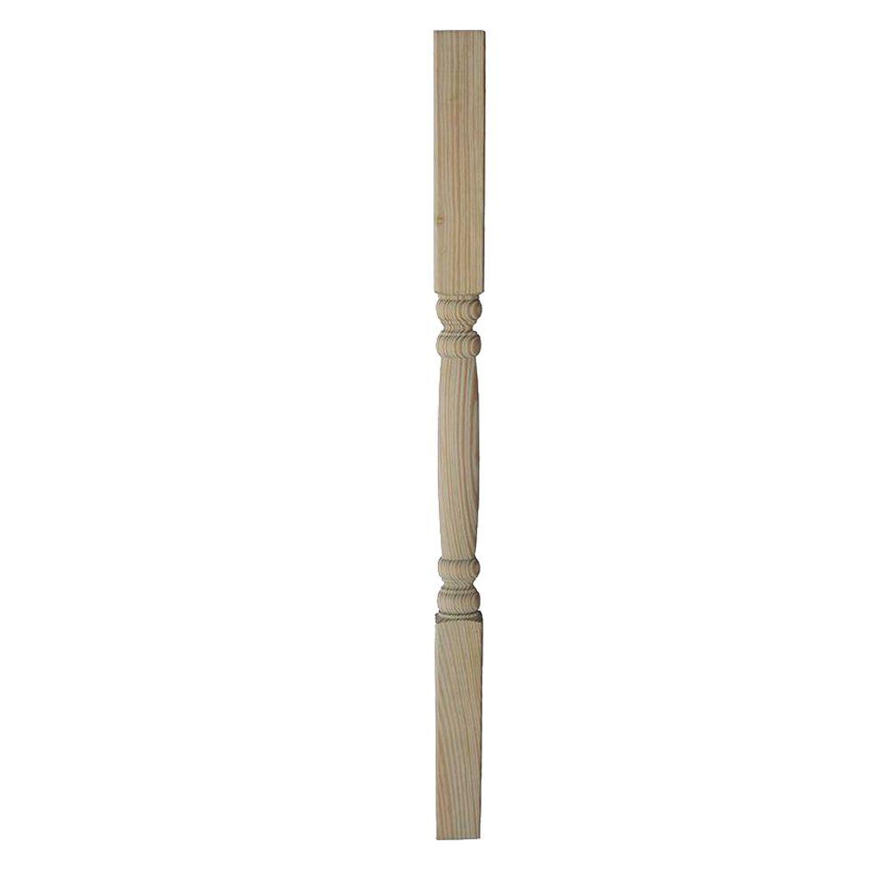 2 in. x 2 in. x 36 in. PressureTreated CedarTone Square End Baluster