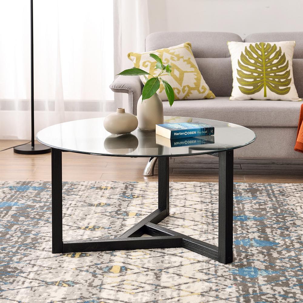 Espresso Coffee Tables Accent Tables The Home Depot