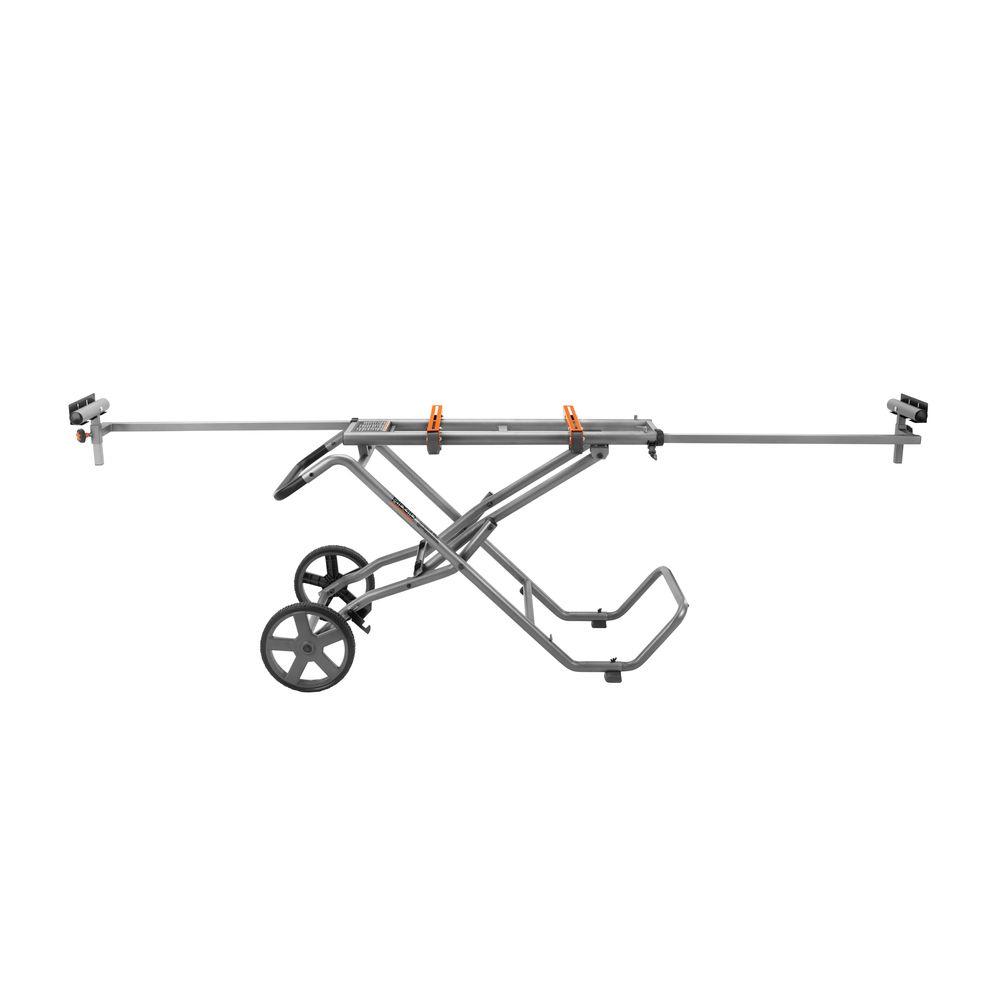 RIDGID Miter Saw Stand Mounting Braces Upright Folding Design Portable