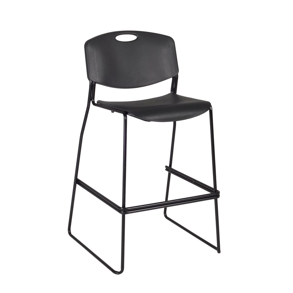 Regency Zeng Black Stack Stool 4495bk The Home Depot