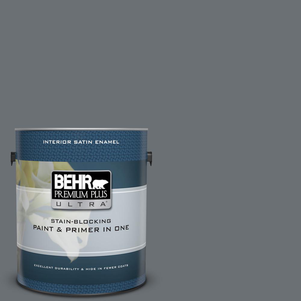 Behr Premium Plus Ultra 1 Gal N170 6 Natural Bark Satin Enamel Behr Premium Plus Ultra 1 Gal N170 6 Natural Bark Satin Enamel Interior Paint And Primer In One