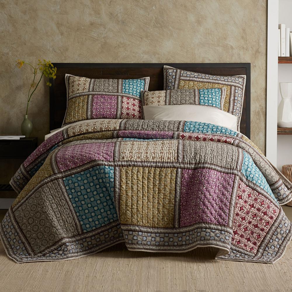 The Company Store Lancaster Multi Cotton Full/Queen Quilt 50293QFQ