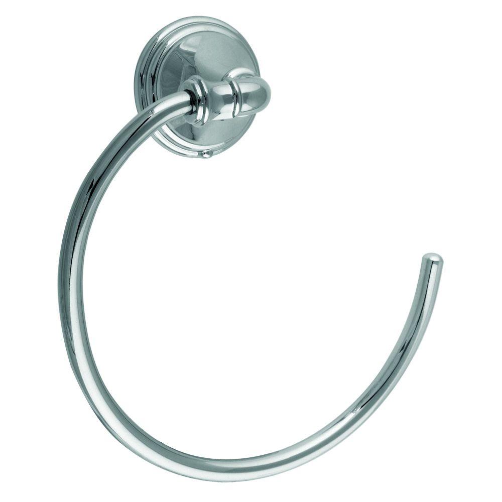 Design House Eden Towel Ring in Polished Chrome560094 The Home Depot