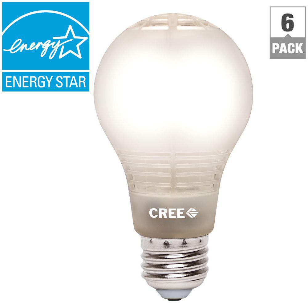 Cree 60W Equivalent Soft White (2700K) A19 Dimmable LED Light Bulb ... Cree 60W Equivalent Soft White (2700K) A19 Dimmable LED Light Bulb ...
