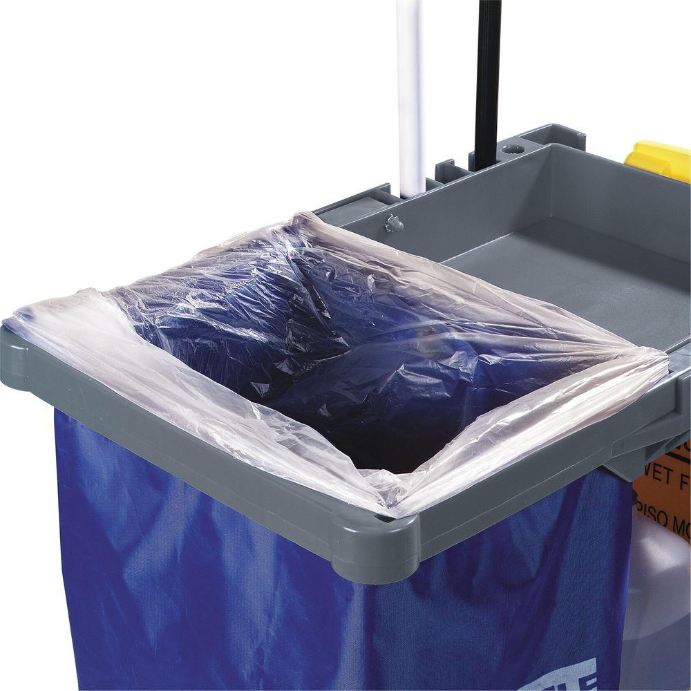 Janitor Cart Replacement Plastic Bag Laundry Linen Collect Trash Liner