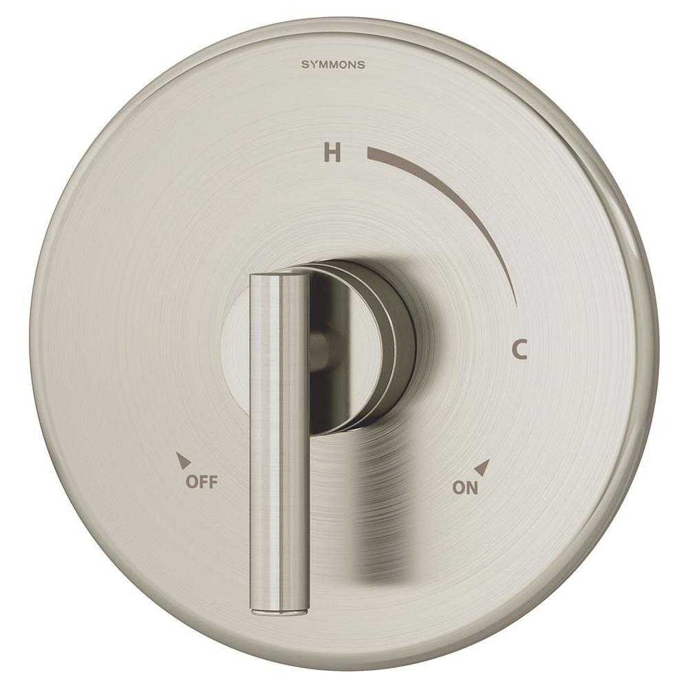 Symmons Dia 1Handle Shower Valve Trim in Satin Nickel (Valve Not