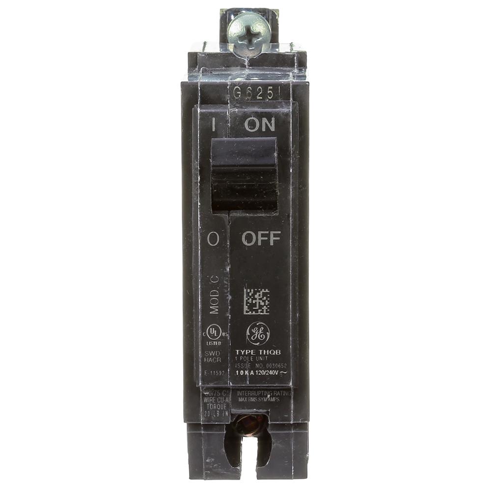 Ge Thql2120gft 20a 120 240v Self Testing 2 Pole Gfci Plug In Circuit Breaker Gfci Plug Gfci Circuit