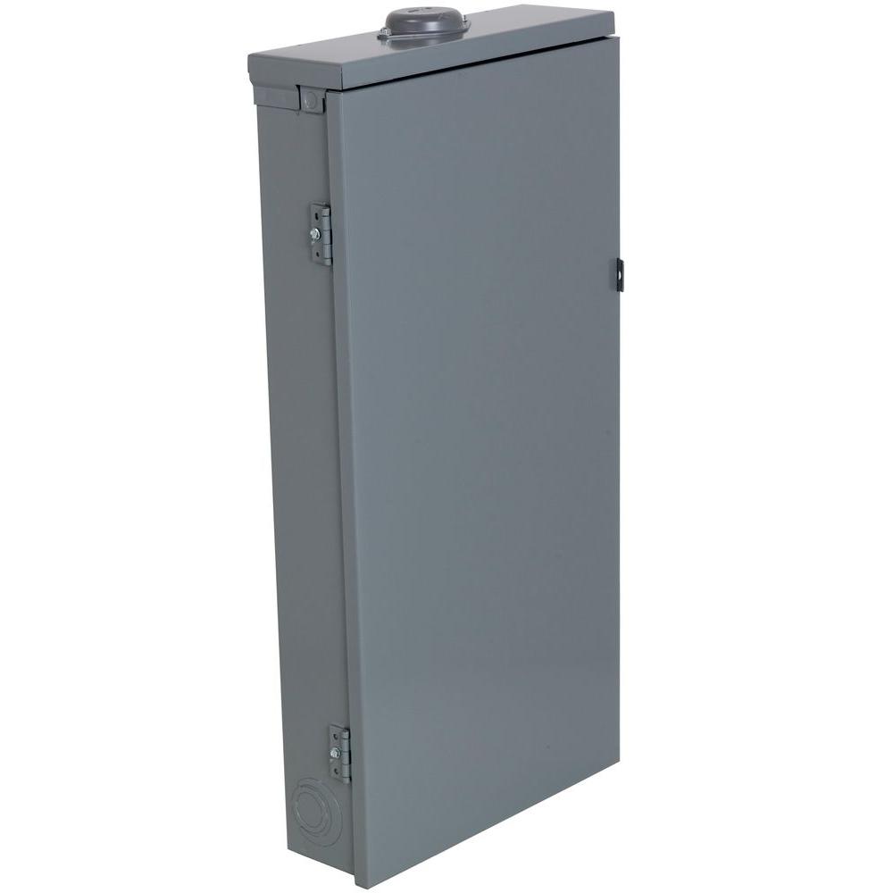 Plug-on Neutral Ready Square D by Schneider Electric HOM1632L225PRB Homeline 225-Amp 16-Space 32-Circuit Outdoor Main Lugs Load Center with Cover