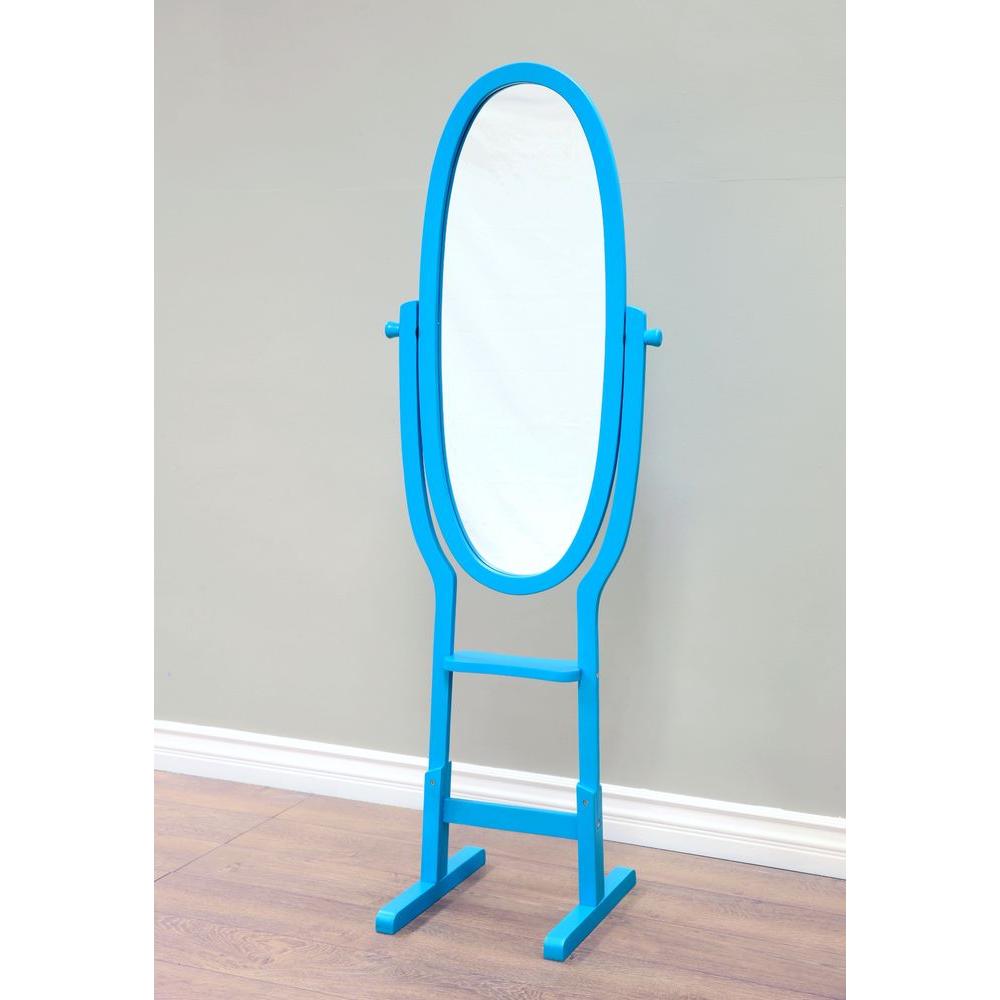 21 3 4 In X 61 Mirror Stand Blue
