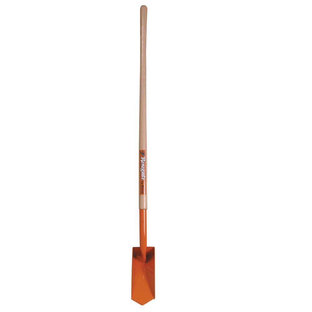 Hisco Renegade 4 in. Taco Lite Tool Trench Shovel with 47 in. Ash Wood