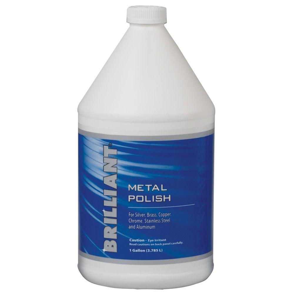 Brilliant 1 Gal Metal Cleaner And Polish 887301191 The Home Depot Metal Cleaner And Polish