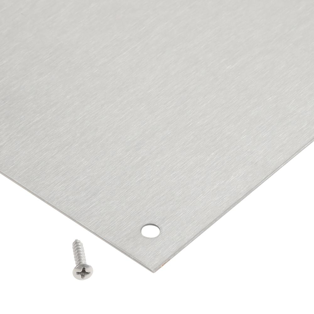 Stainless Steel Door Kick Plate Mop Plate Available in Many Sizes 8 x 36 Heavy Duty Door Protection Plate Commercial Grade Mounting Hardware Included