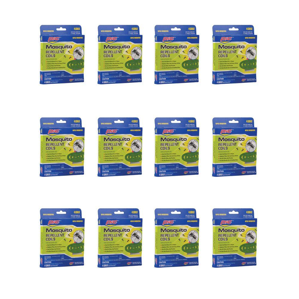 PIC 4 Mosquito Repellent Coils (12-Pack) by PIC