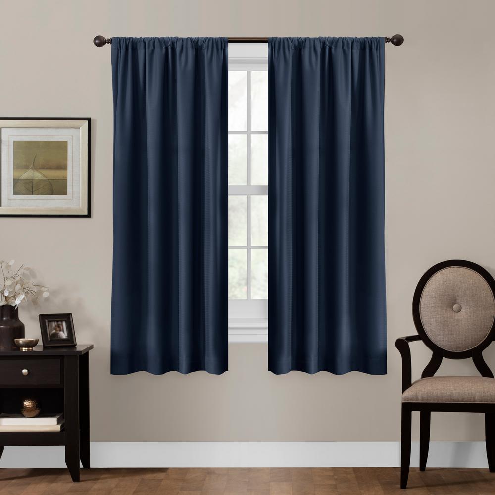 Zenna Home Julius 50 in. x 63 in. 100 Blackout Smart Curtain Window