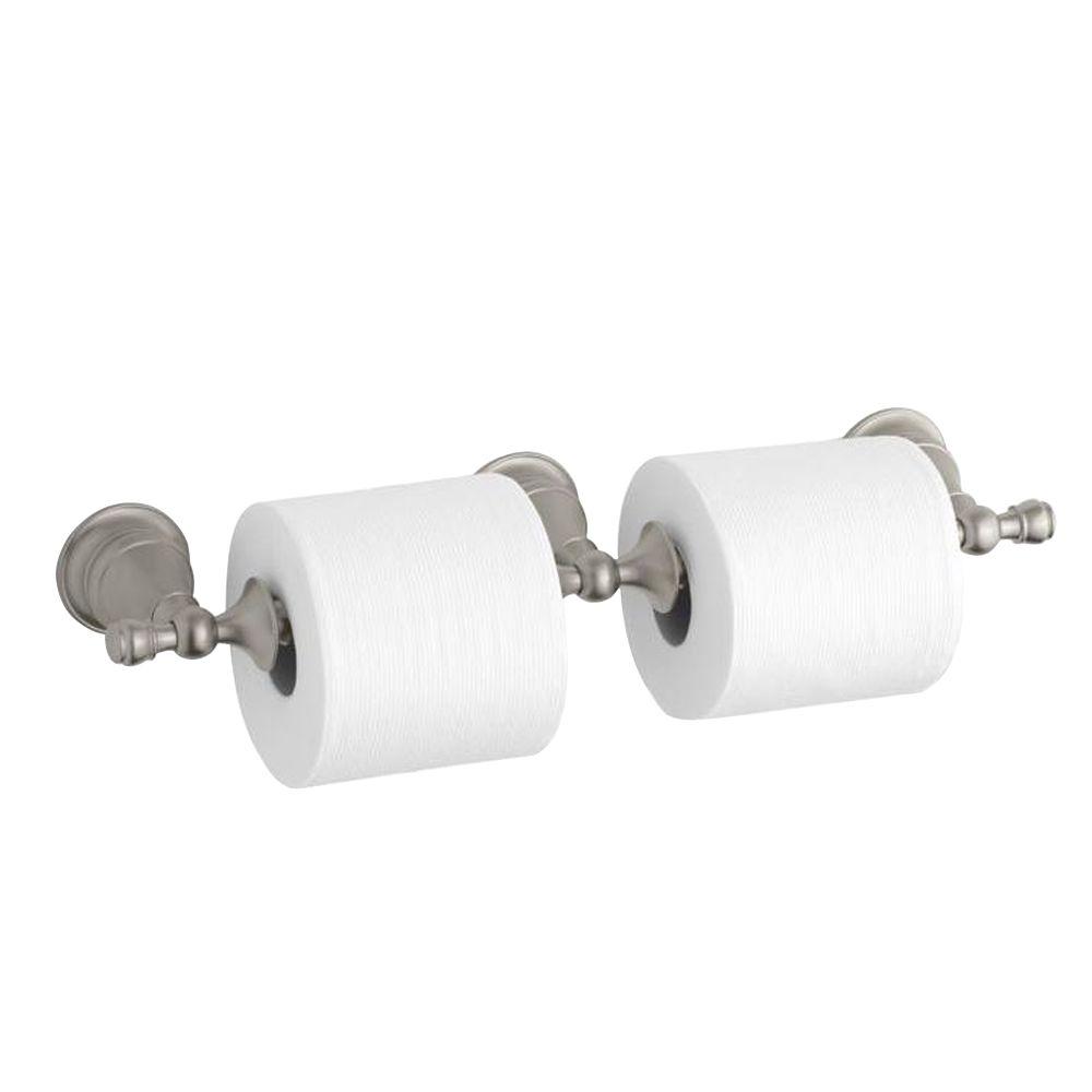 Kohler Revival Double Toilet Paper Holder In Vibrant Brushed Nickel K