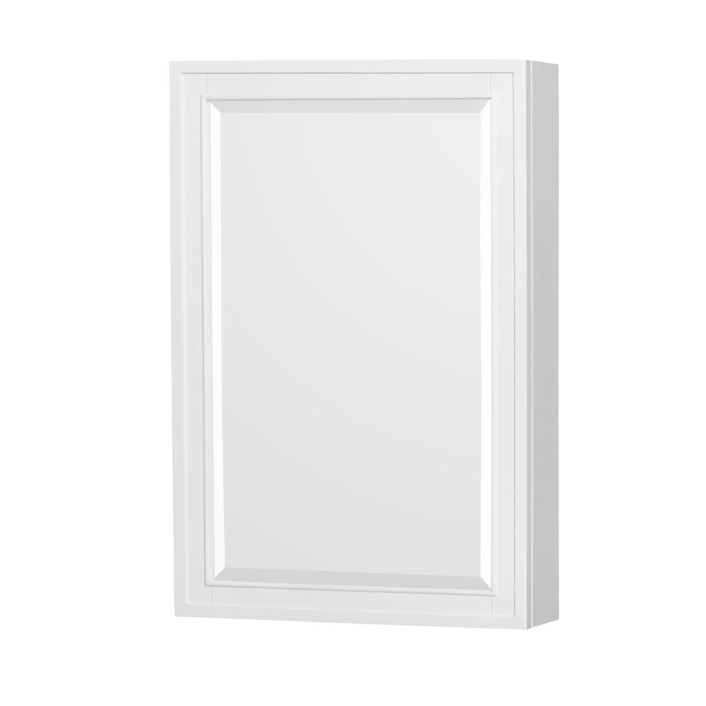 Wyndham Collection Berkeley 24 in. W x 36 in. H Framed Wall Mirror in