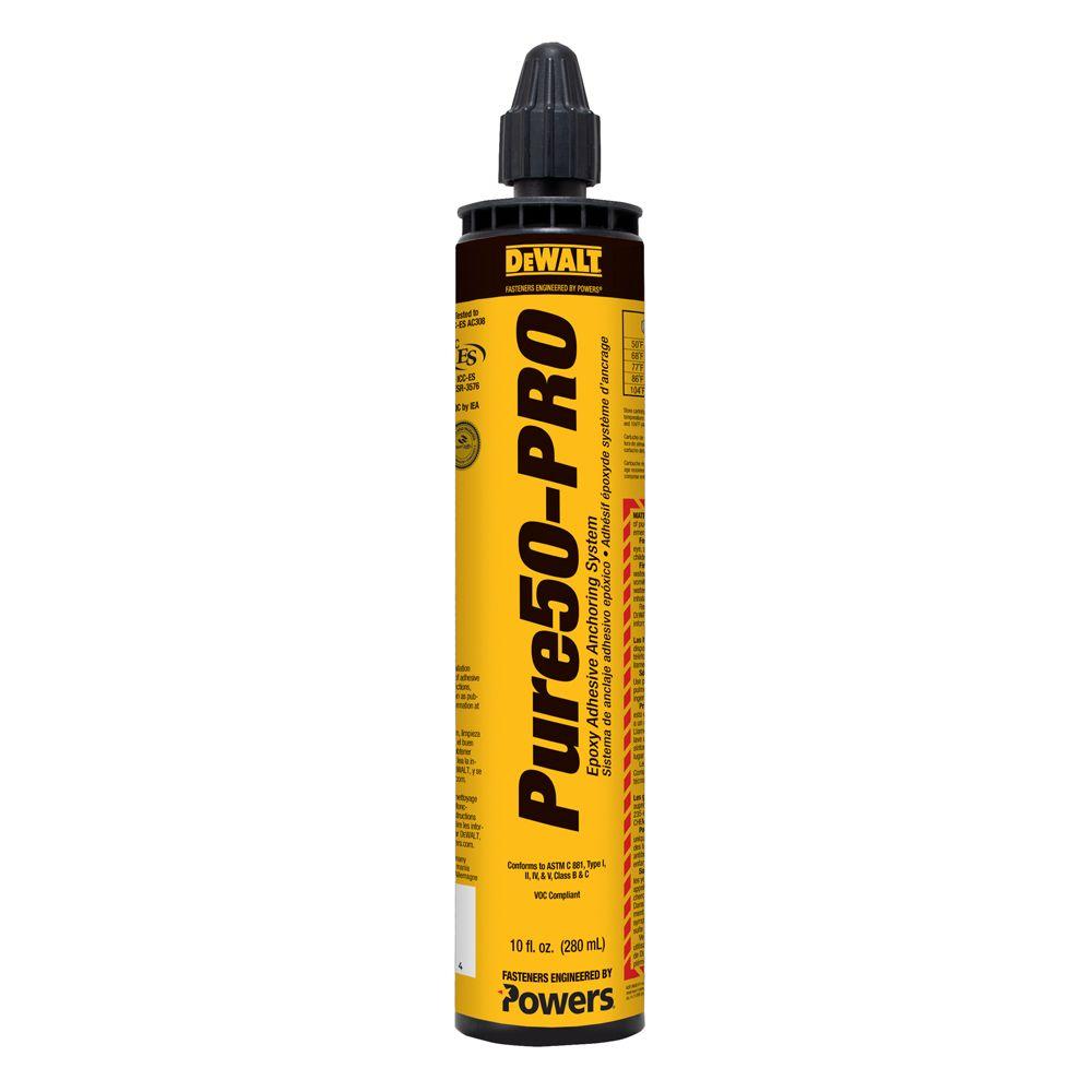 DEWALT Pure50+ 10 fl. oz. Anchor AdhesiveDFC1121100 The Home Depot