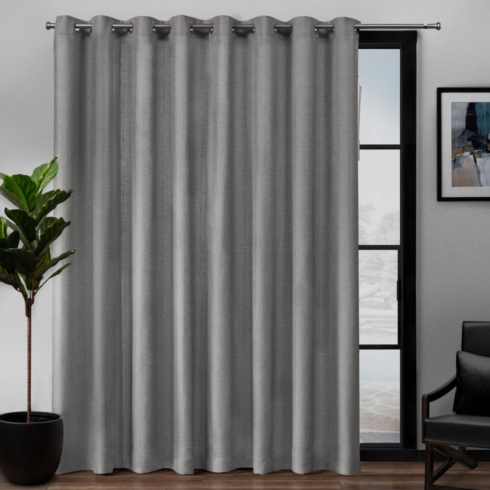 Exclusive Home Curtains Loha Patio 108 in. W x 84 in. L Linen Blend ...