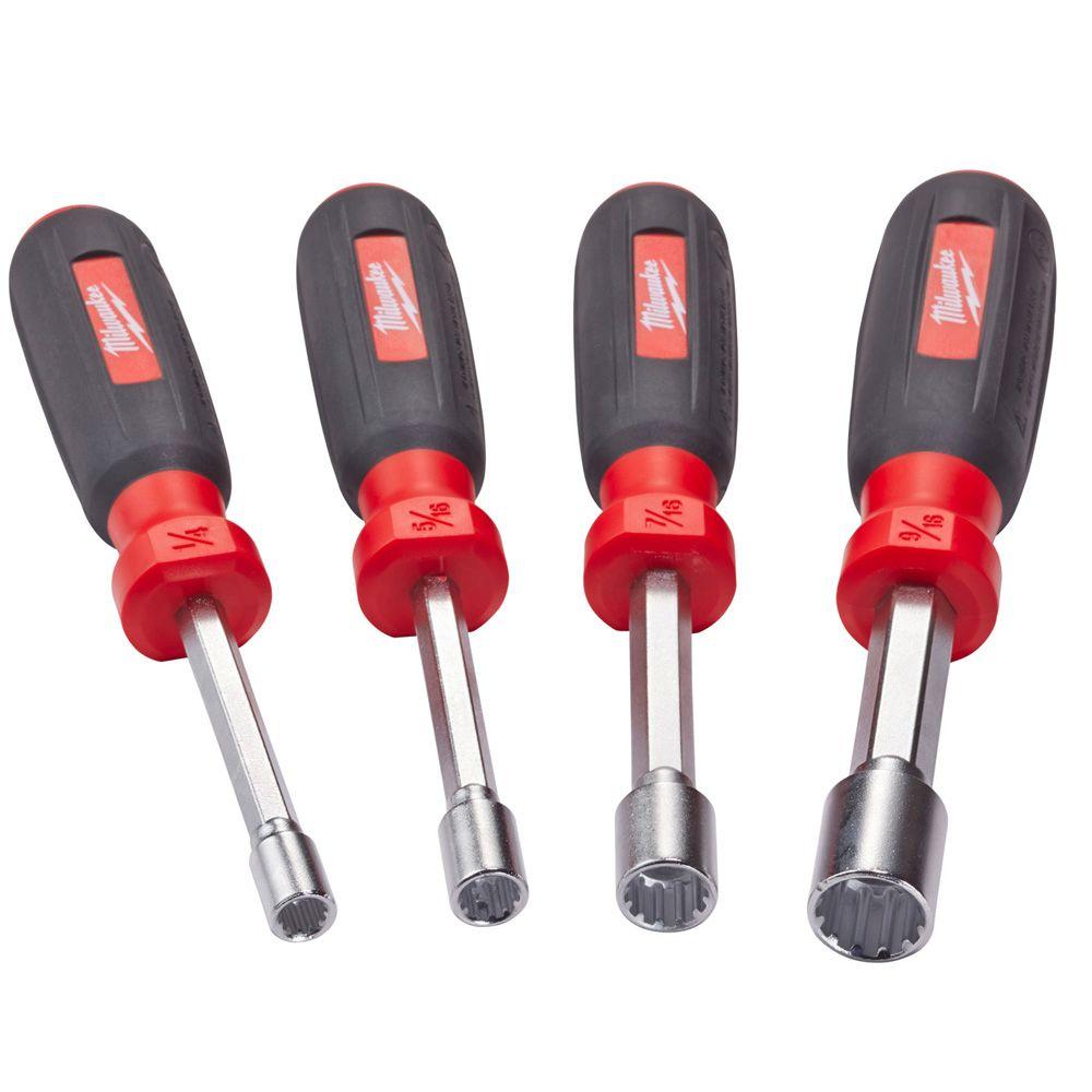 Milwaukee 48-22-2402 Hollow Nut Driver 2-Piece Set – 1/4 & 5/16 – Made In Taiwan