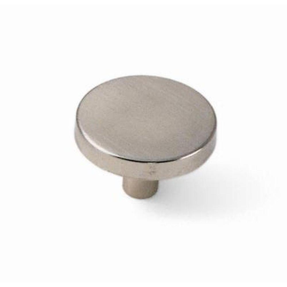 Laurey 1 1 4 In Satin Chrome Cabinet Knob 34539 The Home Depot