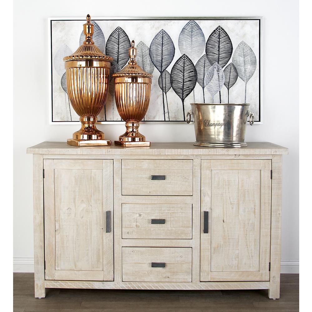 Rustic White Sideboards Buffets Kitchen Dining Room White Rectangular Sideboard With 2 Doors And 3 Drawers