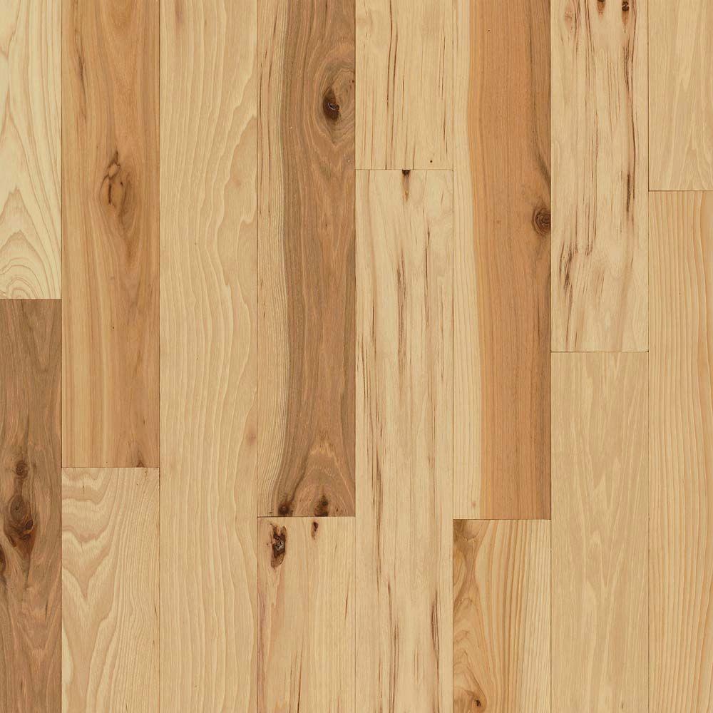 Bruce Hickory Rustic Natural 38 Inthick X 3 Inwide X Random Length
