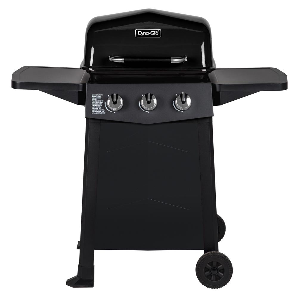 Dyna Glo 3 Burner Open Cart Propane Gas Grill In Black Dgc310cnp D The Home Depot,How To Cook Carrots And Potatoes